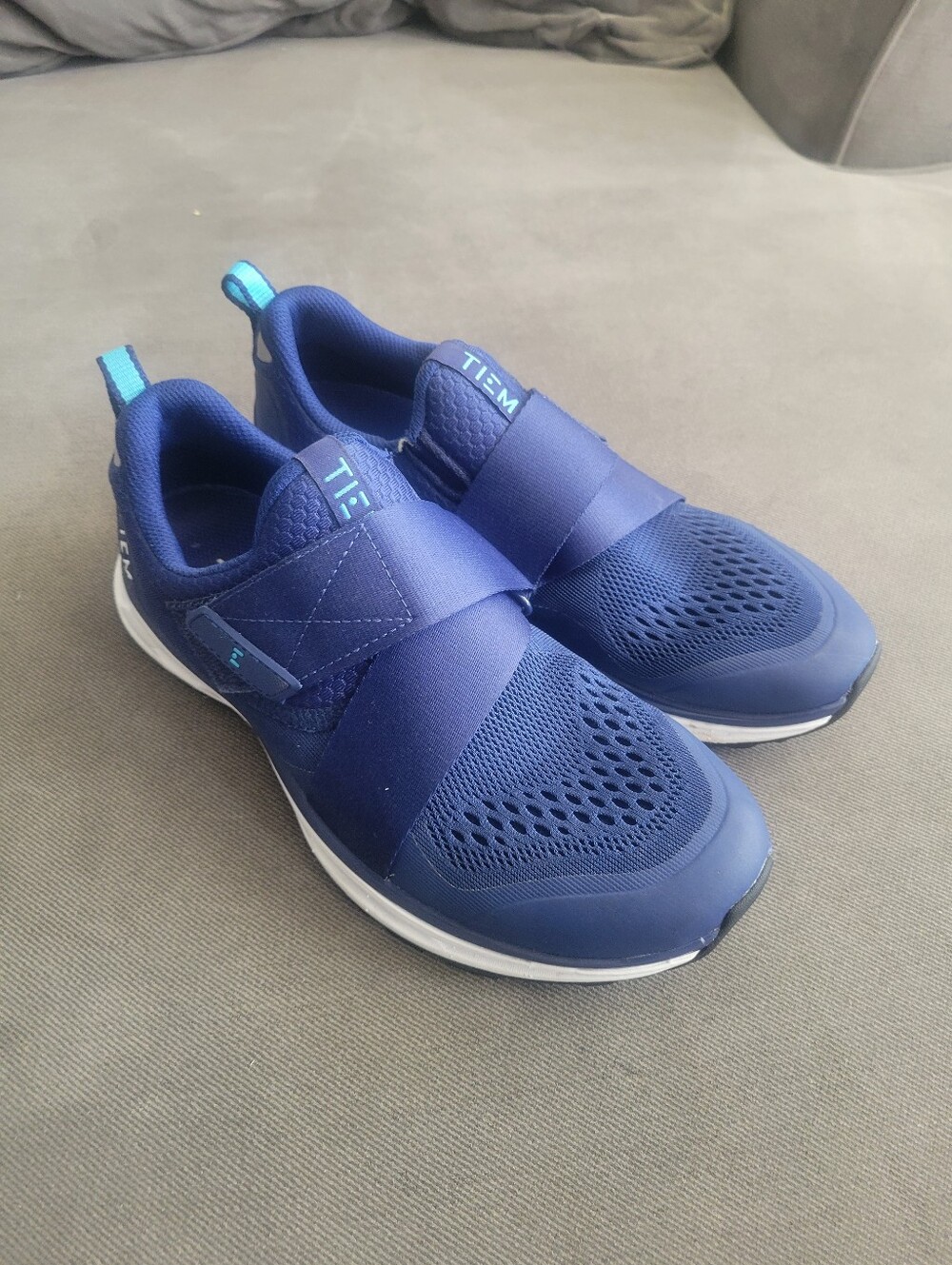 Tiem Women's Slipstream Indoor Cycling Shoes Size 7 Lunar Blue